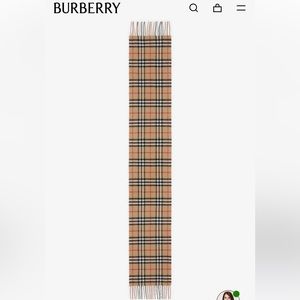 Burberry Mini Cashmere Scarf